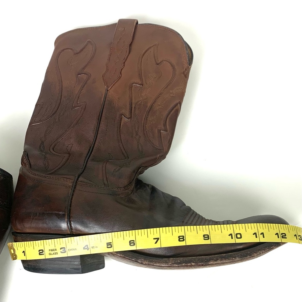Lucchese M1004.R4 Ranch Hand Leather Boots Men Size 13D Handmade Western Cowboy - Picture 11 of 16